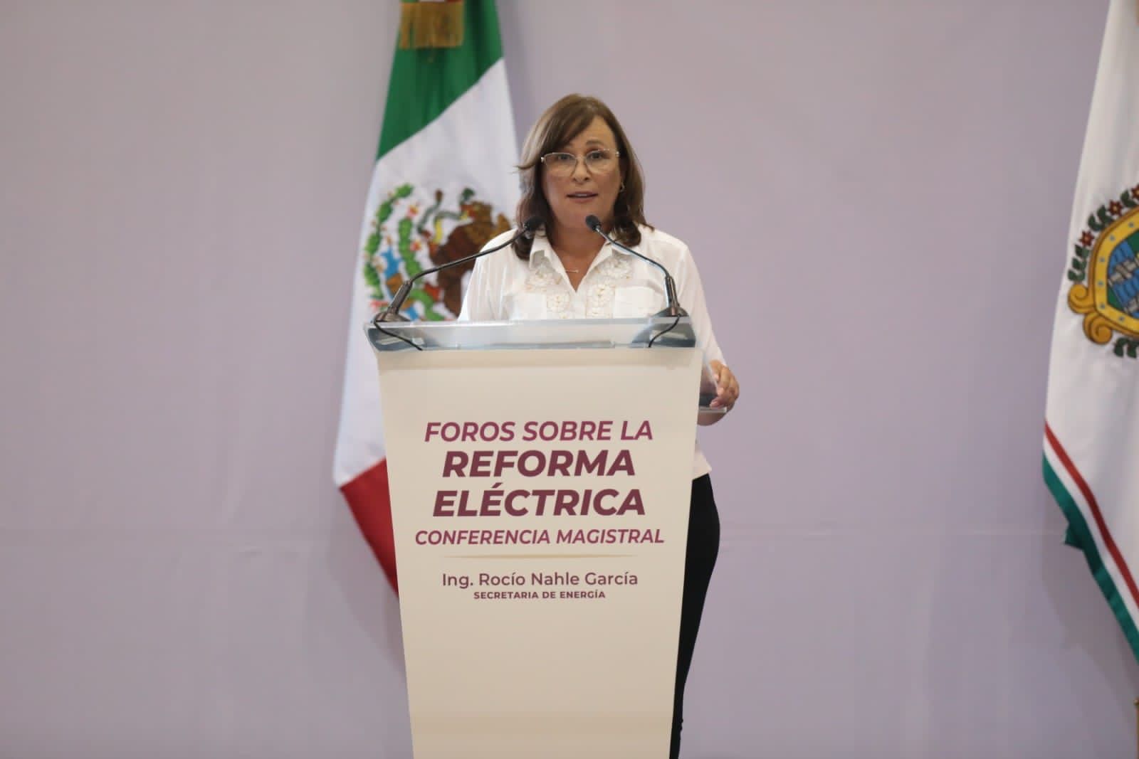 Nahle agradece a Cuitláhuac el apoyo e impulso a la Reforma Eléctrica