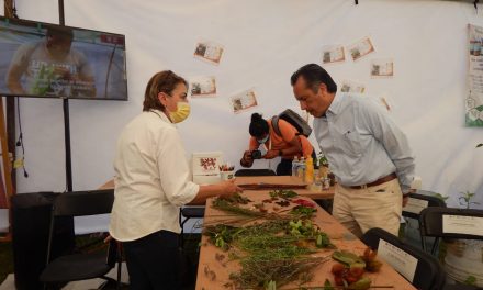 Resalta gobernador Cuitláhuac García labor del Festival Internacional de la Orquídea