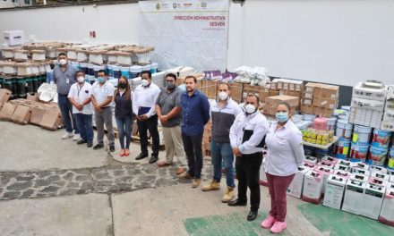 Entrega Salud materiales e insumos a unidades médicas de Veracruz