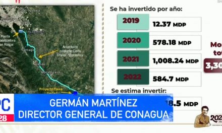 DIRECTOR DE (CONAGUA) GERMÁN MARTINES HABLA SOBRE CONSTRUCCIÓN DE UNA NUEVA PRESA EN NUEVO LÉON