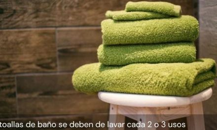 ¿Cada cuánto tiempo tienes que lavar la toalla?