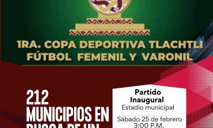 Inaugurarán Copa “Tlachtli” de Futbol en Tuxpan