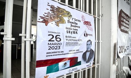INSTALAN MÓDULO DE REGISTRO PARA LA CARRERA ATLÉTICA UNIDOS TODOS “BENITO JUÁREZ”