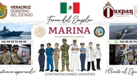 La Secretaría de Marina a través de la Armada de México apertura su bolsa de trabajo por conducto de la Quinta Zona Naval