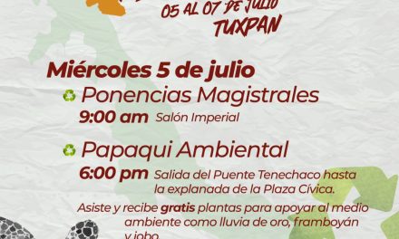 Del 5 al 7 de julio Tuxpan será sede del “Festival Ecológico Ambientón”