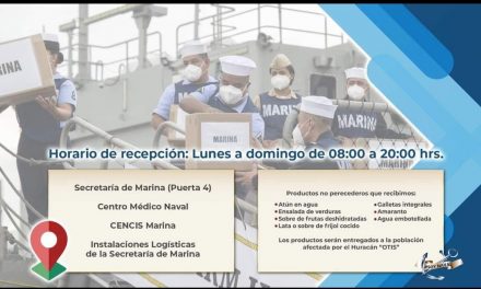 La V Zona Naval y el Gobierno de Tuxpan instalarán centros de acopio para apoyar a damnificados del huracán “Otis”, en Guerrero