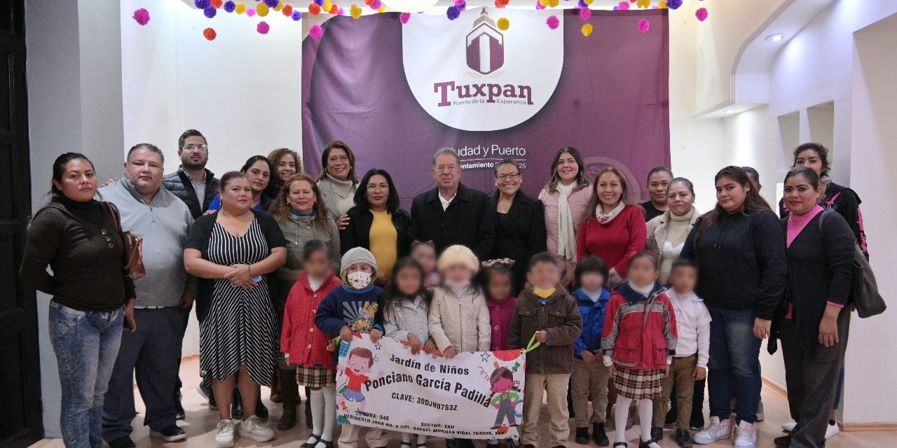 Más escuelas de Tuxpan beneficiadas con el programa “Escuela Garantizada, Escritura Garante”