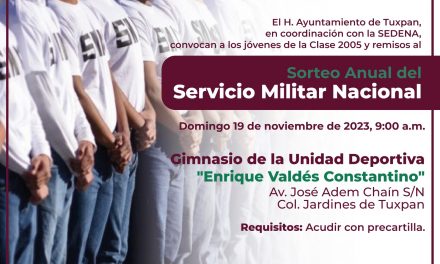 Se realizará el Sorteo Anual del Servicio Militar Nacional para clase 2005 y remisos
