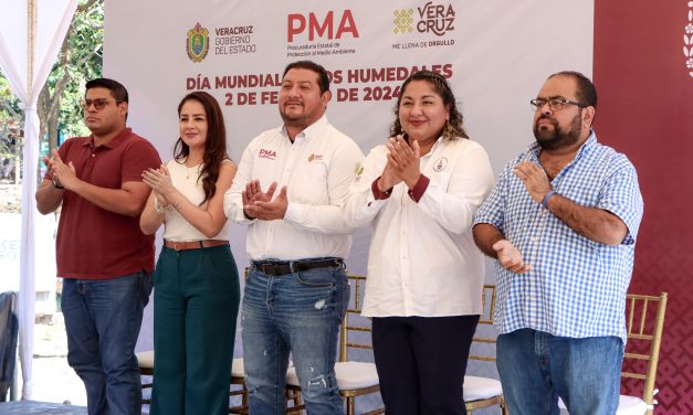 Celebra PMA Día Mundial de los Humedales con rescate integral de la Laguna Caballerizas, del municipio de Veracruz