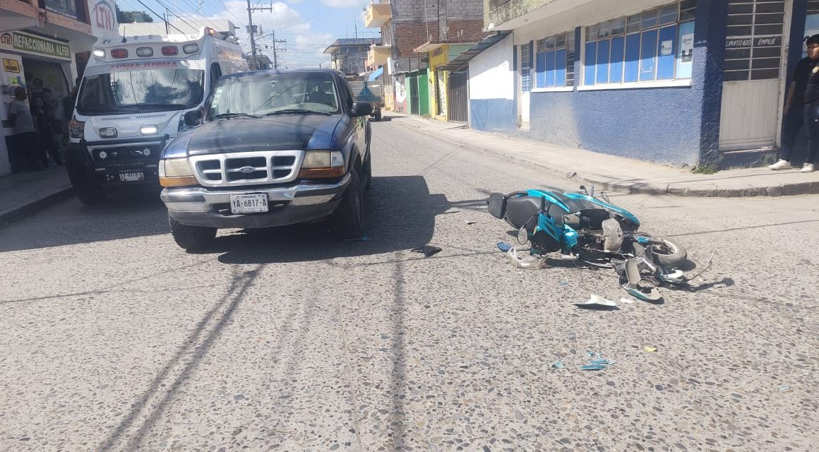 CHOQUE EN CUITLÁHUAC CON ARISTA