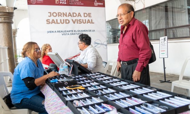 Jornada de Salud Visual aporta bienestar a la población tuxpeña