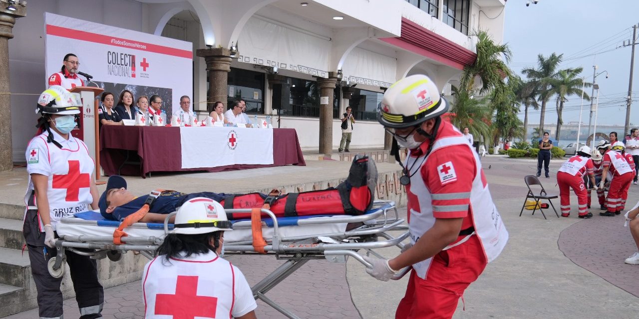 Inició la Colecta Anual de Cruz Roja, Delegación Tuxpan