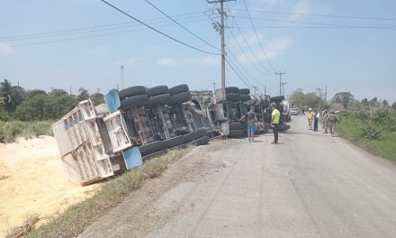 Colapsa cerca del recinto Portuario