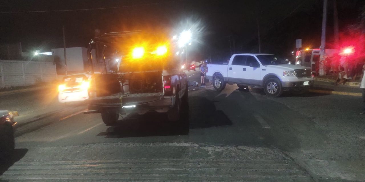 COLISIONAN EN AVENIDA RUIZ MALERVA