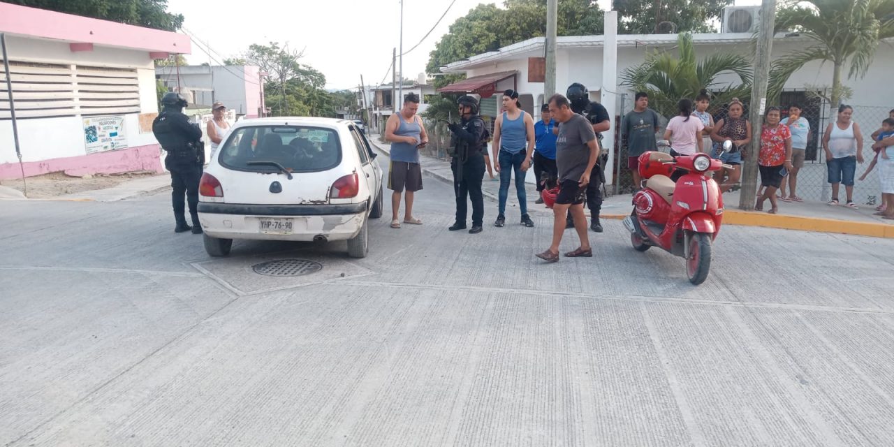 Colisionan a fémina en su Itálika