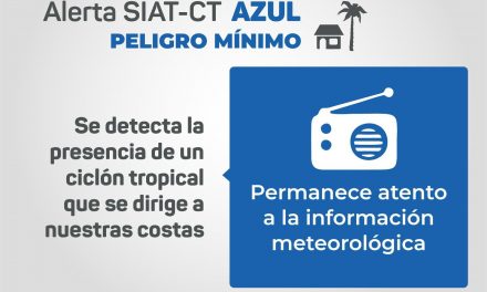 Nos encontramos en Alerta SIAT-CT AZUL “Peligro Mínimo”