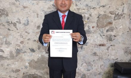 ING Carlos Urbano Caiseros Martínez recibe nombramiento como presidente de la delegación distrital Cardenista en Tuxpan Veracruz