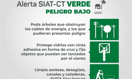 Protección Civil colocó “Bandera Roja” en playas de Tuxpan por acercamiento del potencial ciclón tropical.
