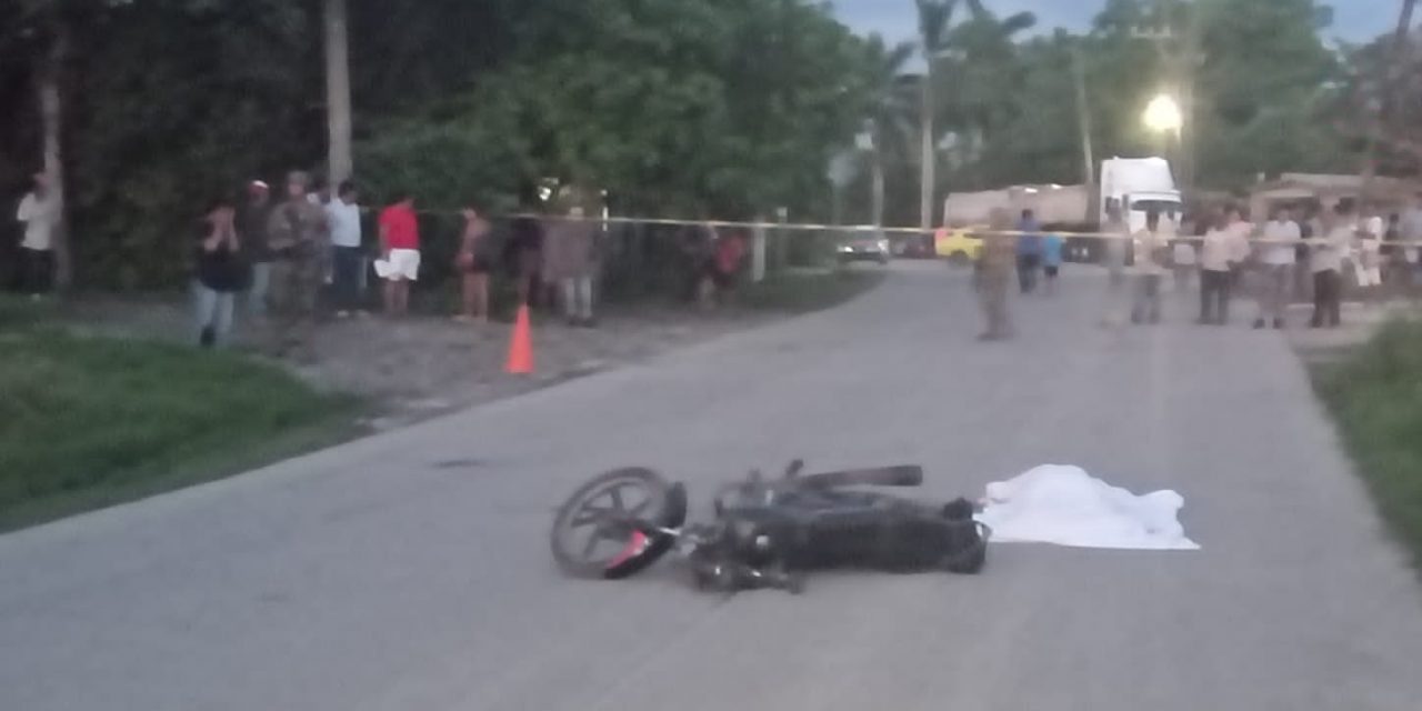 SE IMPACTA CONTRA MOTOCICLETA