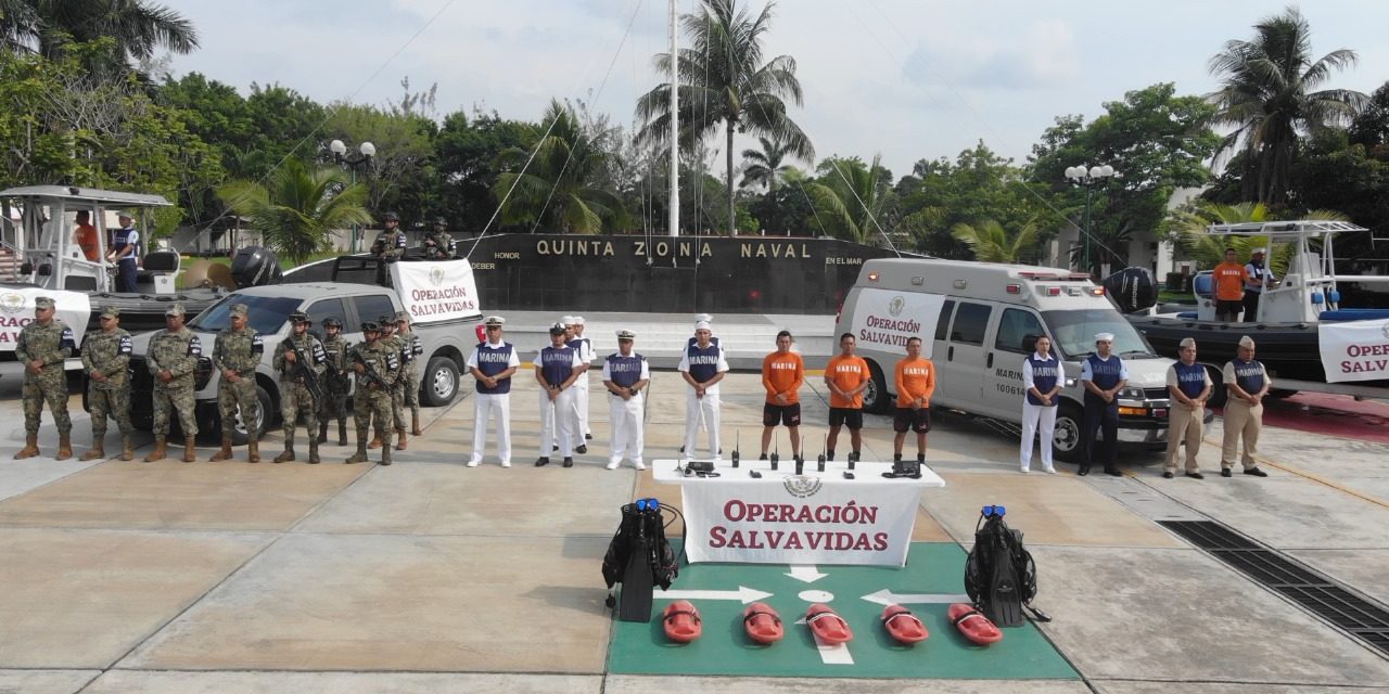 Da Inicio Plan Marina Operación Salvavidas Verano 2024,en el Estado de Veracruz.