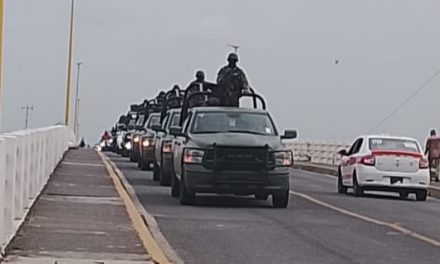 Guardia Nacional y Ejército Mexicano refuerzan seguridad en Tuxpan, Veracruz