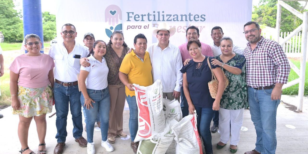 Inició en Tuxpan la distribución y entrega de “Fertilizantes para el Bienestar 2024”, en beneficio de campesinos de 76 comunidades