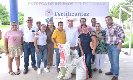 Inició en Tuxpan la distribución y entrega de “Fertilizantes para el Bienestar 2024”, en beneficio de campesinos de 76 comunidades