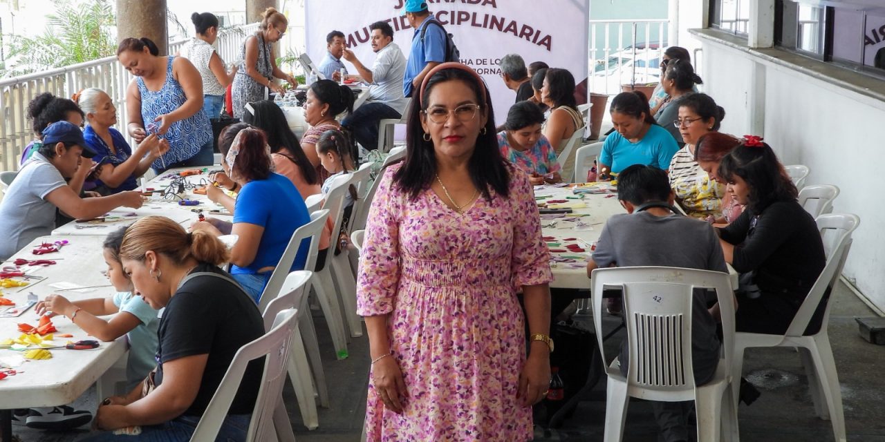Jornada Multidiciplinaria beneficia y mejora la calidad de vida de familias de la zona urbana y rural de Tuxpan