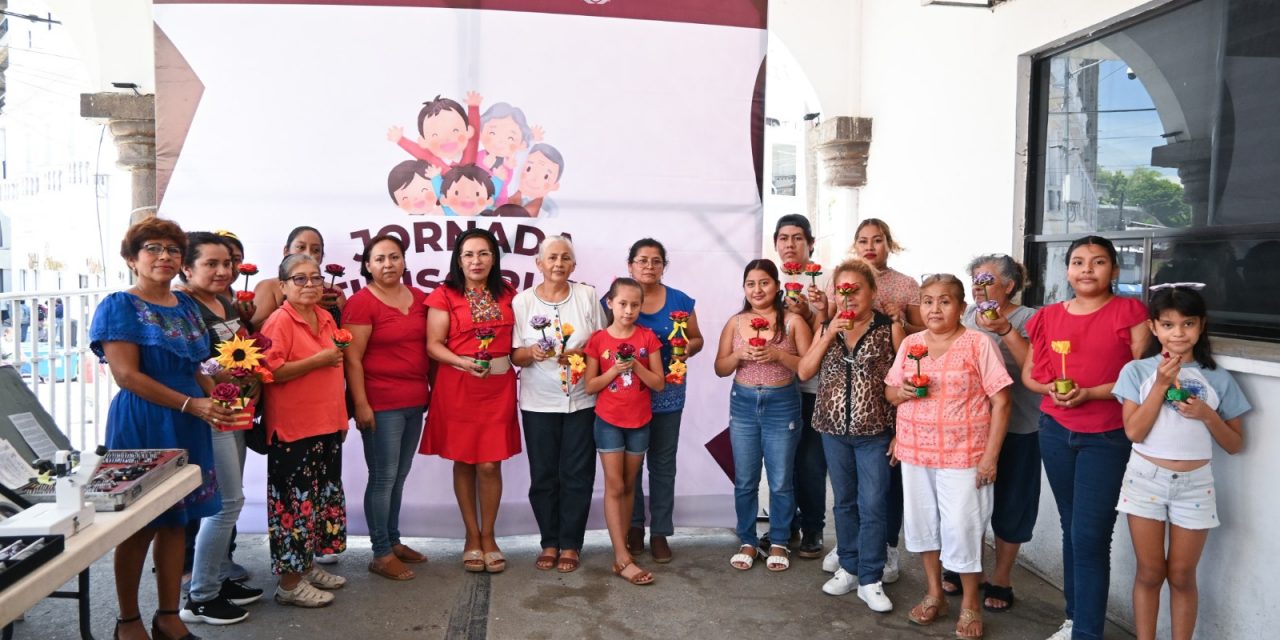 Realizan exitosa Jornada Multidisciplinaria en favor de las familias tuxpeñas