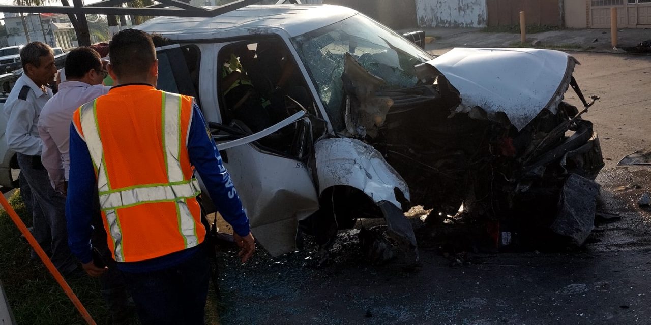 Fuerte Accidente en la Calzada