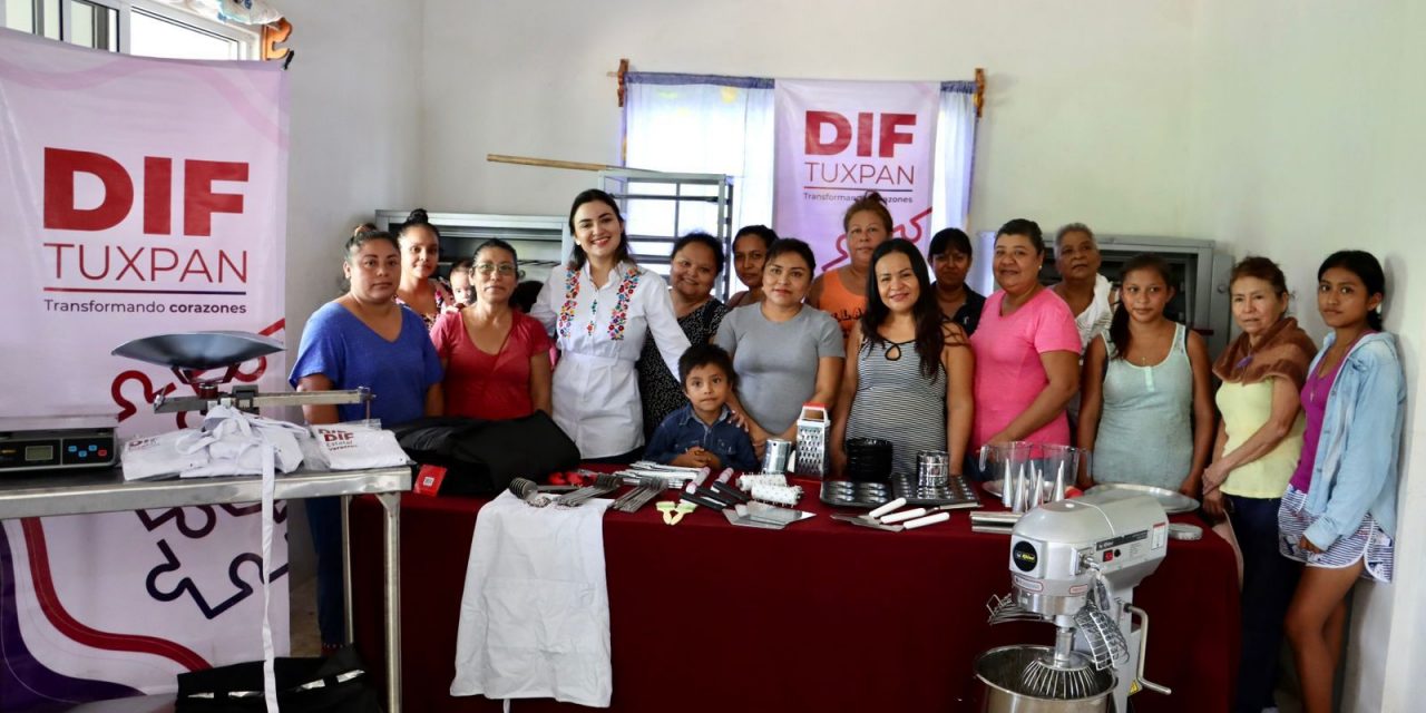 DIF Tuxpan impulsa el emprendimiento y el autoempleo comunitario