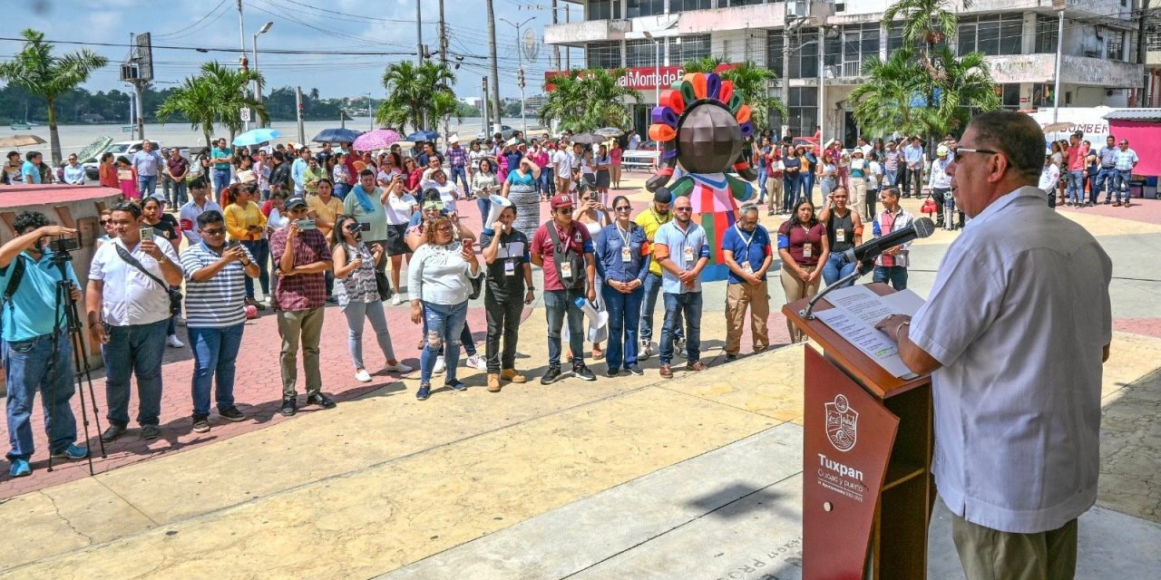 Ayuntamiento y DIF Tuxpan participaron en el Simulacro Nacional 2024, en el Día Nacional de Protección Civil