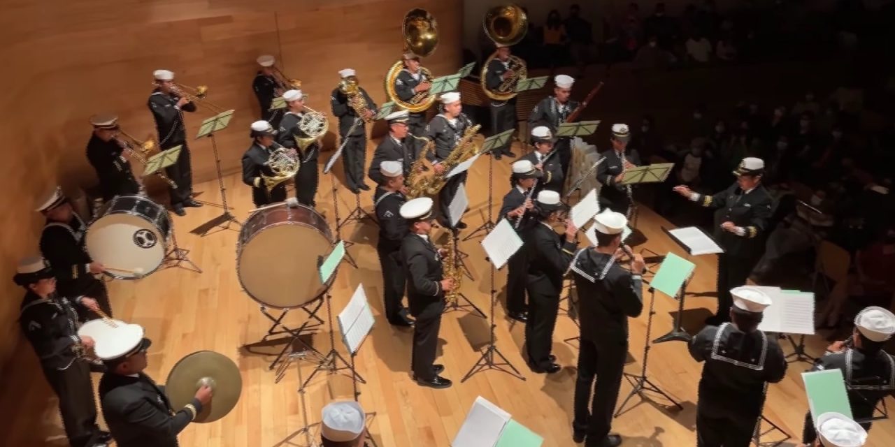 Hoy, el gran concierto en Tuxpan de la Banda Sinfónica de la Secretaría de Marina Armada de México