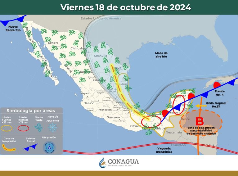 Gobierno de Tuxpan recomienda a la población tomar precauciones por temporal lluvioso