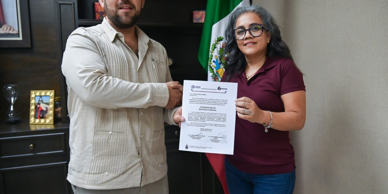 La Mtra. María de la Soledad Miquelajauregui es nueva directora de Cultura, Museos y Bibliotecas, y la L.C. Lucía Santana Cabrera, fue nombrada coordinadora de Recursos Humanos