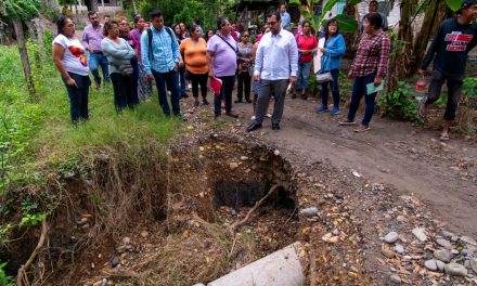 El alcalde Dr. Jesús Fomperoza Torres realizó recorridos de atención ciudadana en la comunidad Ojite y los Infonavit Reyes Heroles y Puerto Pesquero
