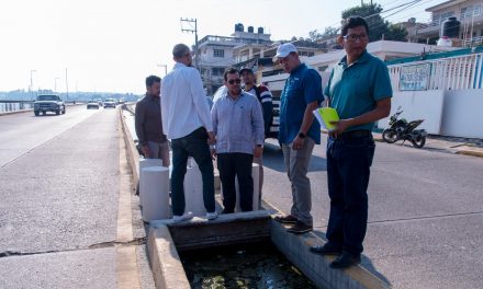 Se construyen bocas de tormenta y pasos de flujo de agua que librarán la guarnición para evitar anegamientos en el bulevar Demetrio Ruiz Malerva