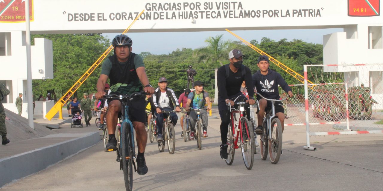 El 74/o. Batallón de Infantería abre sus puertas a la comunidad de Tempoal, Veracruz, para promover el deporte y la salud