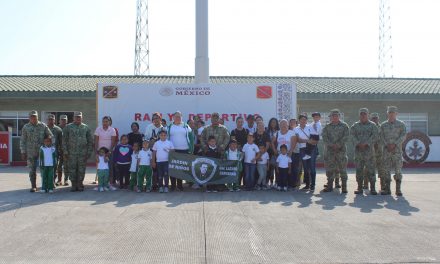 El Ejército Mexicano reafirma su compromiso con la población de Veracruz, llevando esperanza a través de un Rally Deportivo en el municipio de Tempoal, Ver.