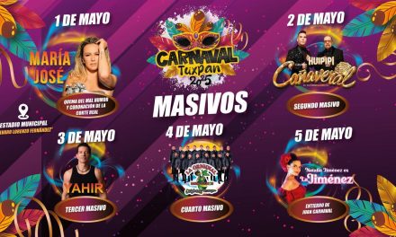 María José, Cañaveral, Yahir, La Original Banda El Limón y Natalia Jiménez, estarán presentes en el Carnaval Tuxpan 2025