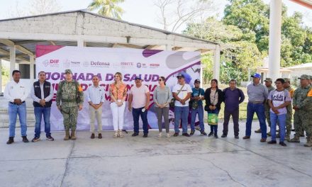 Gobierno y DIF Tuxpan realizan la Jornada de Salud Multidisciplinaria en la comunidad Países Bajos km. 8.