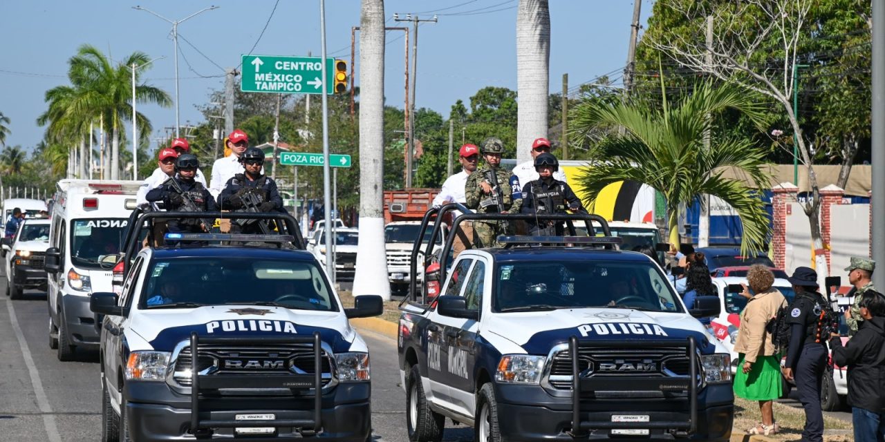 Inicia en Tuxpan el Operativo Semana Santa 2025, con la participación de autoridades de los 3 niveles de gobierno