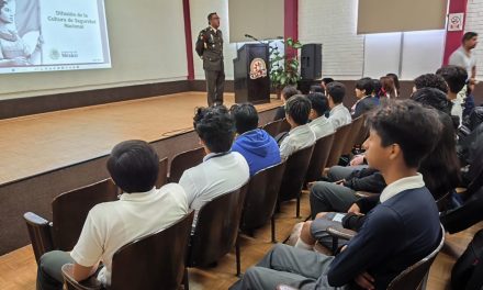 El Ejército Mexicano, fortalece la Cultura de Seguridad Nacional en el Instituto Tecnológico Industrial y de Servicios No.30