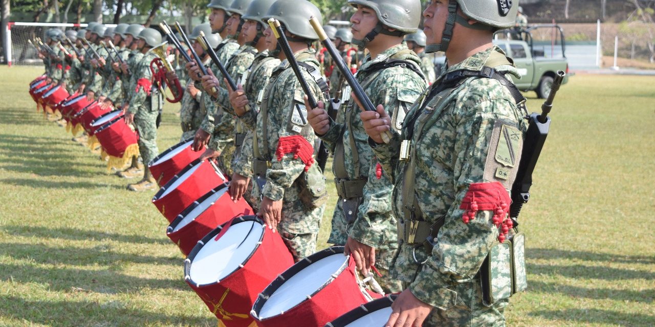 Con Éxito Inició el Concurso de Bandas de Guerra de Infantería con la Participación de Todas las Unidades Jurisdiccionadas a la 19/a. Zona Militar