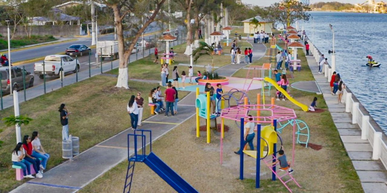El Gobierno de Tuxpan y el DIF Municipal reinauguraron el Parque Ribereño