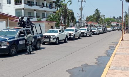 Se despliega en Tuxpan la Estrategia de Seguridad “Máxima Presencia”, con la participación de fuerzas federales, estatales y municipales