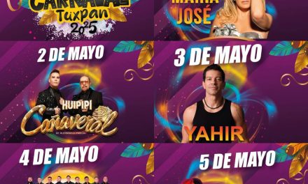 Hoy inicia el Carnaval Tuxpan 2025 y en el primer concierto masivo se presenta María José