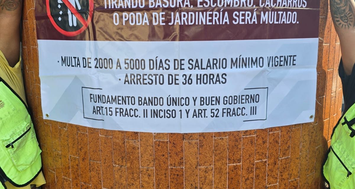 Limpia Pública erradicó tiradero de basura junto al edificio Los Gil. Habrá sanciones contra los responsables de esta mala práctica