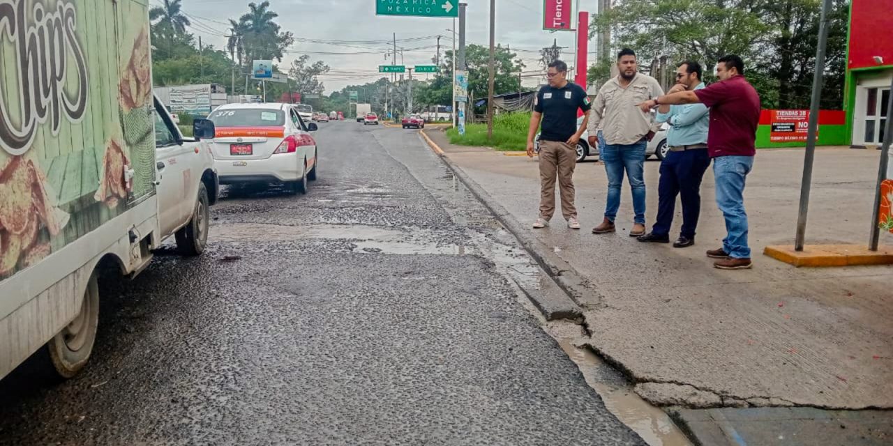 En Tuxpan se pondrán en marcha obras de bacheo, arreglo de rejillas y rehabilitación de pavimento dañado por reparaciones de fugas de agua