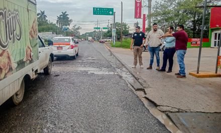 En Tuxpan se pondrán en marcha obras de bacheo, arreglo de rejillas y rehabilitación de pavimento dañado por reparaciones de fugas de agua